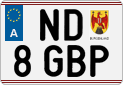 License plate of Austria, Regular plates