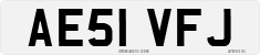 License plate of the United Kingdom, 2001 year system