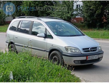 B 0207 AT, Opel Zafira