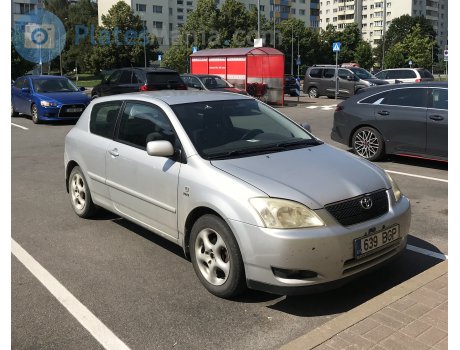 639 BGP, Toyota Corolla