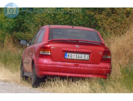 KG 344-SJ, Opel Astra