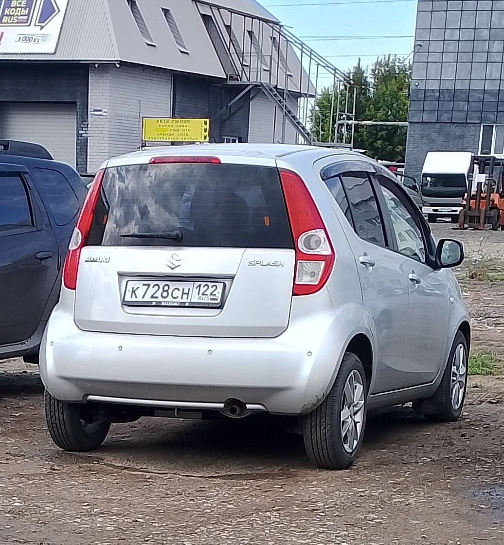 к 728 сн 122, Suzuki Splash 1st gen (XB/EX), 2008–2015 (–2017 for ZA-market)