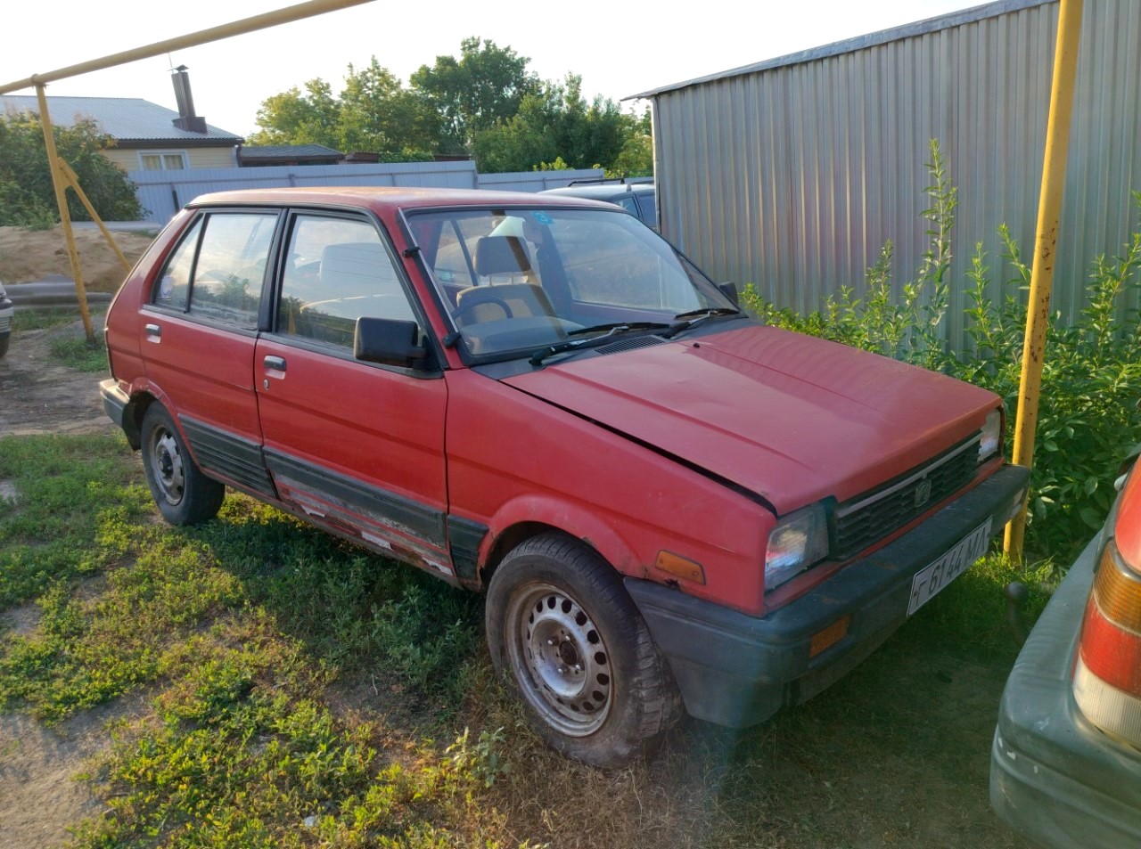 г 6144 МЛ, Subaru Justy 1st gen 5-door Hatch (KA), 1984–1989