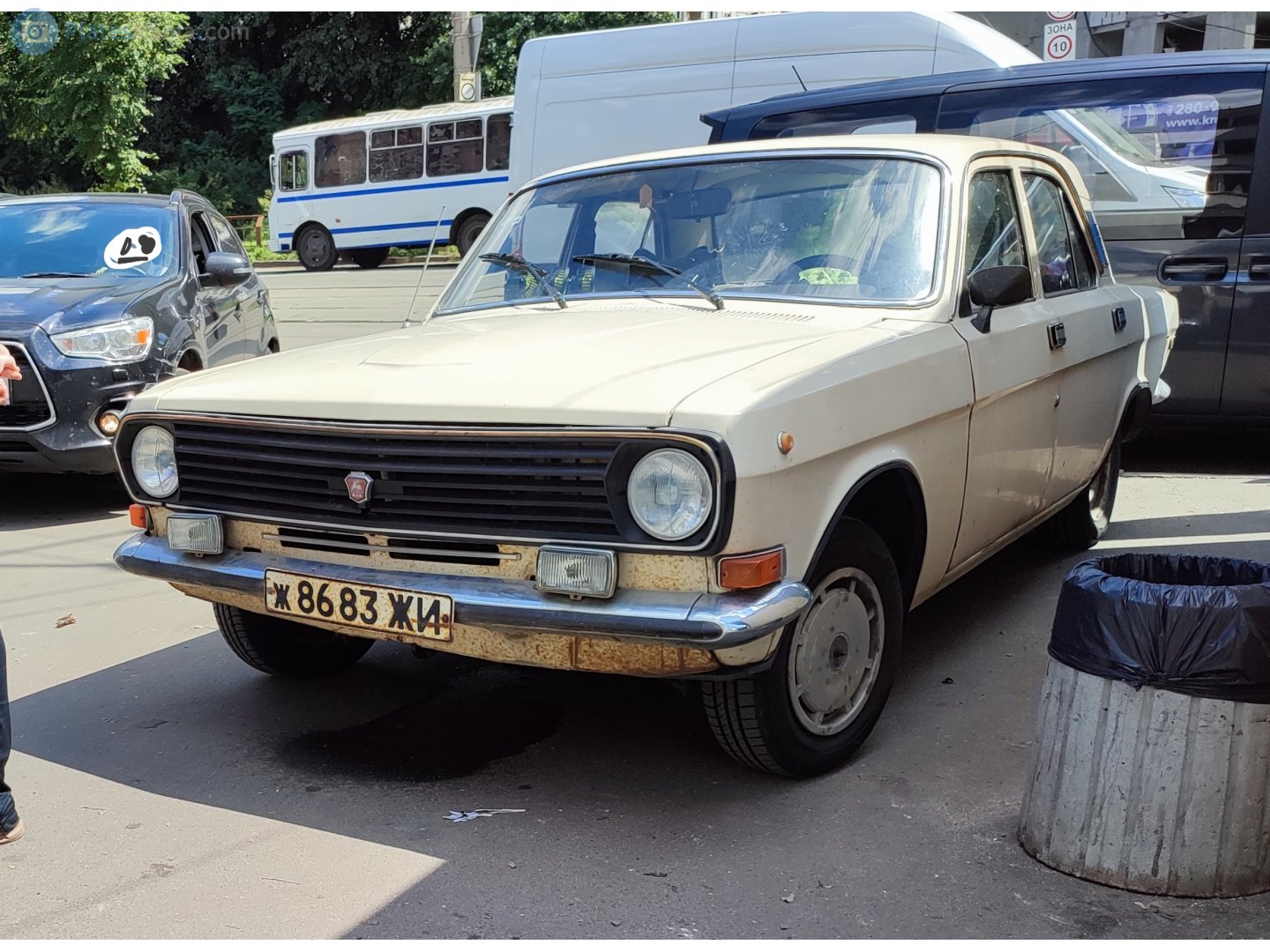 ж 8683 ЖИ, GAZ 24 Волга 24-10/11/17 Sedan, facelift, 1986–1992