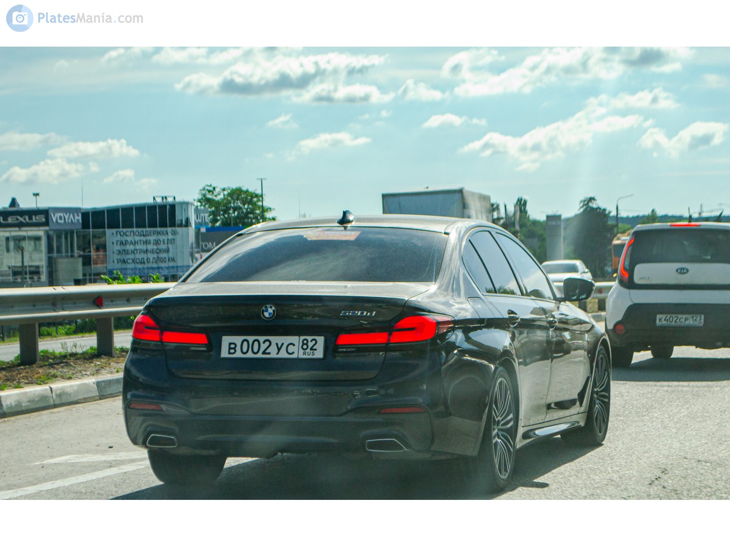 в 002 ус 82, BMW 5 Series 7th gen Sedan (G30/G38), facelift, 2020–2023