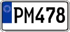 Non-recognized and partially recognized states, Regular plates (AB 123)