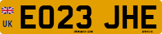 License plate of the United Kingdom, 2001 year system