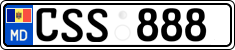 License plate of Moldova, Cars (2015)