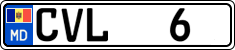 License plate of Moldova, Cars (2015)