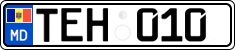 License plate of Moldova, Cars (2015)
