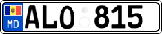 License plate of Moldova, Cars (2015)