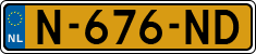 License plate of the Netherlands, Cars