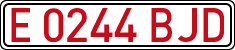 License plates of Spain, Specialty plates