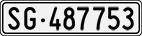 License plate of Switzerland, Cars