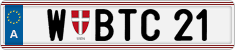 License plate of Austria, Vanity Plates