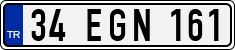 License plate of Turkey, Regular plates