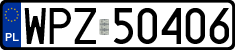 License plates of Poland, Regular car plates
