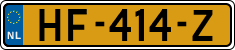 License plate of the Netherlands, Cars