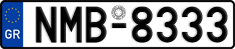 License plate of Greece, Cars