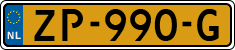 License plate of the Netherlands, Cars