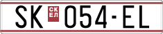 License plate of North Macedonia, Regular plates (1993)
