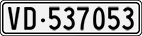 License plate of Switzerland, Cars
