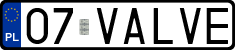 License plates of Poland, Vanity Plates
