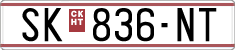 License plate of North Macedonia, Regular plates (1993)