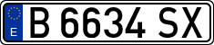 License plates of Spain, 1971 year series