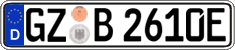 German license plate, Electric vehicles