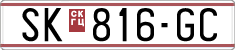 License plate of North Macedonia, Regular plates (1993)