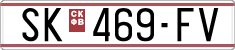 License plate of North Macedonia, Regular plates (1993)