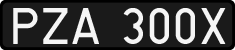 License plates of Poland, 1976 year system