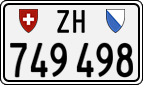 License plate of Switzerland, Cars