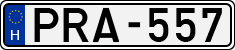 license plates of Hungary, Cars (1990)