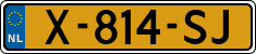 License plate of the Netherlands, Cars