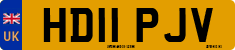 License plate of the United Kingdom, 2001 year system