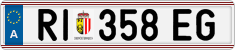 License plate of Austria, Regular plates