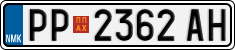 License plate of North Macedonia, Regular plates (2012)