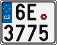License plate of the Czech Republic, Motorcycles (2001)