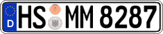 German license plate, Regular plates