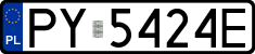 License plates of Poland, Regular car plates