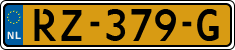 License plate of the Netherlands, Cars