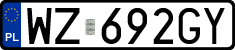 License plates of Poland, Regular car plates