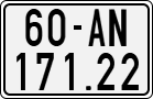 License plate of Vietnam, Motorcycles
