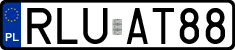 License plates of Poland, Regular car plates