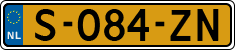License plate of the Netherlands, Cars
