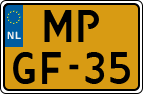 License plate of the Netherlands, Motorcycles