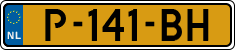 License plate of the Netherlands, Cars