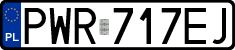 License plates of Poland, Regular car plates